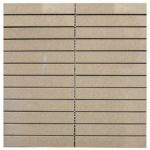 GERMANIA 1X4 DARK GREY 12"X12" SHEET
