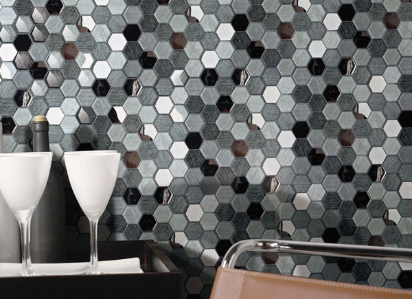 Hexgonal Glass Mixed