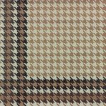 DWOOD HOUNDSTOOTH NATURAL 24"X24"
