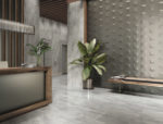 LACQ GRAPHITE DECOR TILE