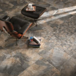 fossil blue floor tile