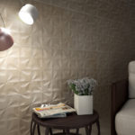 CARVED IVORY WALL TILE