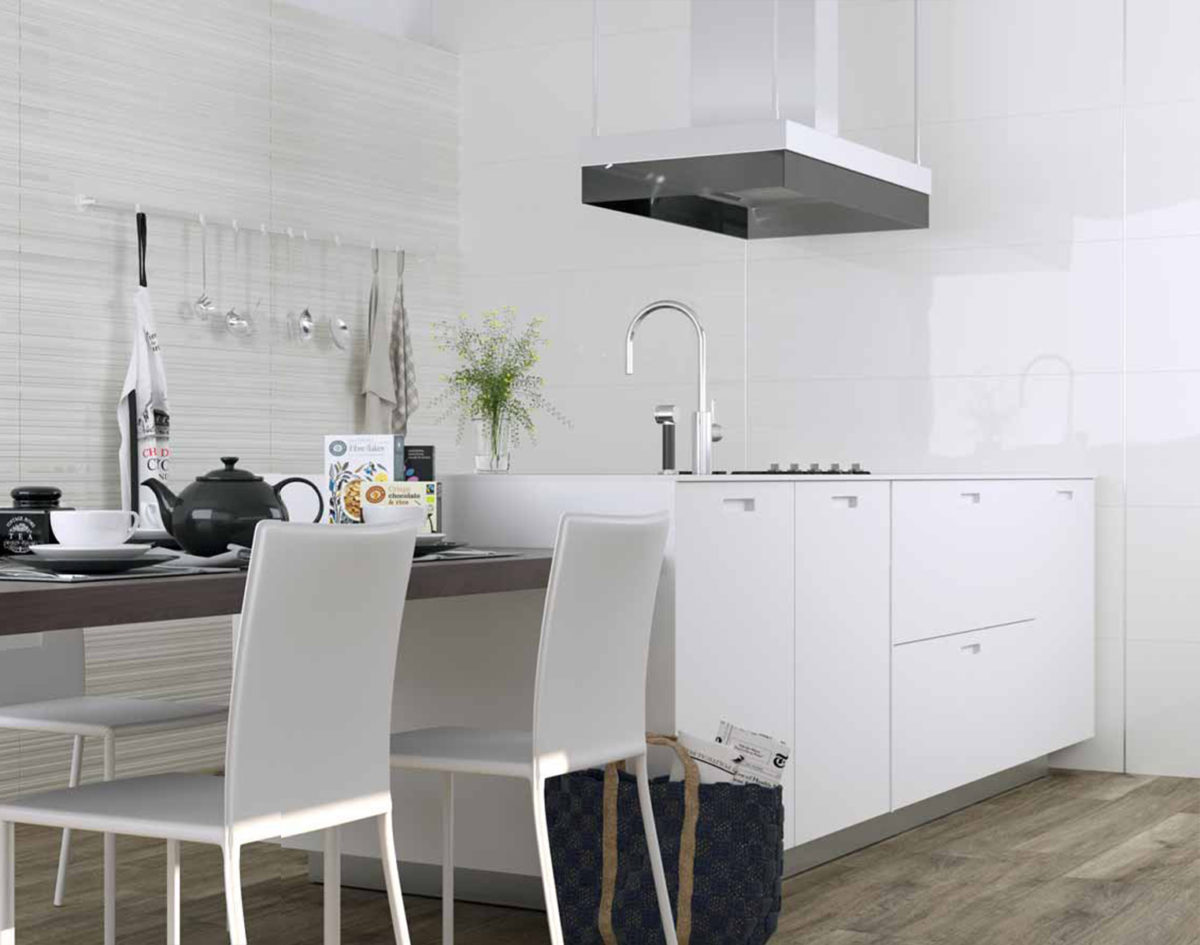 STEP WHITE GLOSSY 16"X48" - Image 1