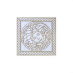 VERSACE TOZZ MEDUSA GRIGIO GLOSSY 6"X6"