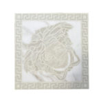 VERSACE TOZZ MEDUSA BIANCO GLOSSY 6"X6"