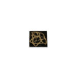 VERSACE TOZZ MEDUSA NERO GLOSSY 1"X1"