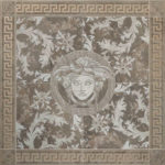 VERSACE ROSONE GRIGIO GLOSSY 48"X48"