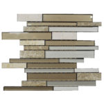 DUBAI CULTURE KHAKI/TAN/CREAMA 12"X12"