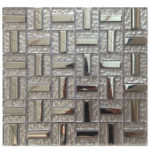 AXEL CORAL COPPER METALLIC GLASS 12"X12"