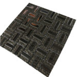 AXEL COCOA TAUPE BLEND METALLIC 12"X12" - Image 2