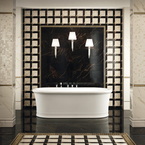 VERSACE FASCIA GRECA NERO