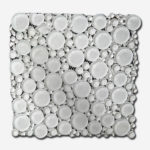 LARKSPUR WHITE 12"X12"