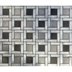 ALUM-BASKET NICKEL/GRAPHITE 12"X12"
