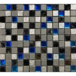 ORCHID ROCKY BLUE SILVER 12"X12"