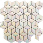 GEO BOX PEARL SHINNY 12"X12"