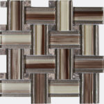 PULSMIX BROWN/MAROON/TAN/SEASHELL 12"X12"