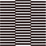 ART SHORES BLACK/WHITE MARBLE 12"X12"