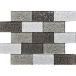 ZINNA WHITE/COCOA/GREY 12"X12"