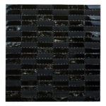 CRACKLE BLACK 12"X12"