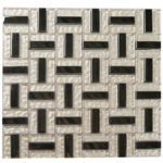 CAPRICE BIANCO METALLIC SUPER WHITE 12"X12"