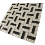 CAPRICE BIANCO METALLIC SUPER WHITE 12"X12" - Image 2