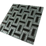 CAPRICE SILVER BRIGHT METALLIC 12"X12" - Image 2