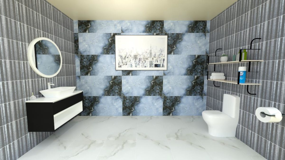 MATRIX BLACK/GREY/WHITE 12"X12" - Image 3