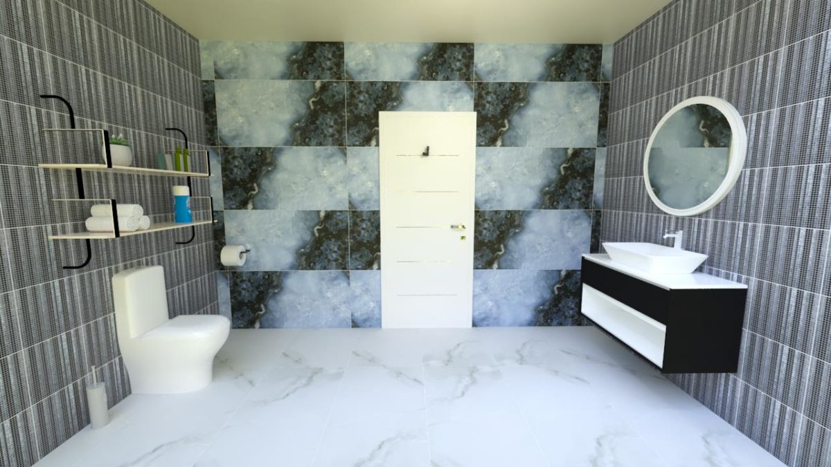 MATRIX BLACK/GREY/WHITE 12"X12" - Image 2