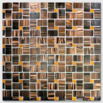 TIGER EYE COPPER/BLACK 12"X12"