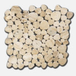 GARNET TRAVERTINE STONE 12"X12"