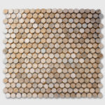 METORITE 12X12 GREY/WOOD TRAVERTINE