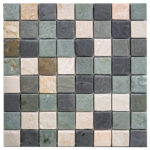 MILA STONE 12X12 WHITE/GREY/SLATE