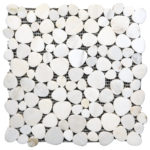 DECAGON WHITE CARRARA & WHITE PURE MARBLE 12"X12"