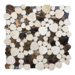 DECAGON EMP.DARK/CREMA MARBLE 12"X12"