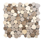 DECAGON GREY RAIN/CREMA MARFIL/DK BRN 12"X12"