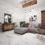 DA VINCI WHITE FLOOR WALL TILE