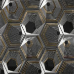 HELENA COPPER/GREY/BLACK 24"X24" - Image 2