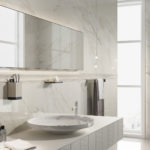 MILAN HERRINGBONE WHITE CARRARA 16"X48"