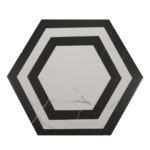 HEXAGON CORNICE MATT 10"X12"