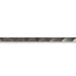PLANK METAL BORDER ALUMINIUM BRUSH STRIP 1"X24"