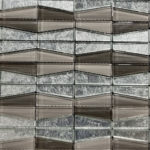 TRAPEZIUM GREY/SILVER/CREAM 12"X12"