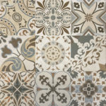 IMRIMIR DAIMIEL KHAKI/SAGE/CHOCO MATTE 24"X24"