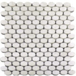 OVAL CREMA MARFIL 12"X12"