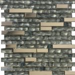 TIFFANY STEEL/SILK/BLACK/AQUA 12"X12"