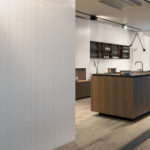 CHEVRON WHITE LAPPATO 13"X36"