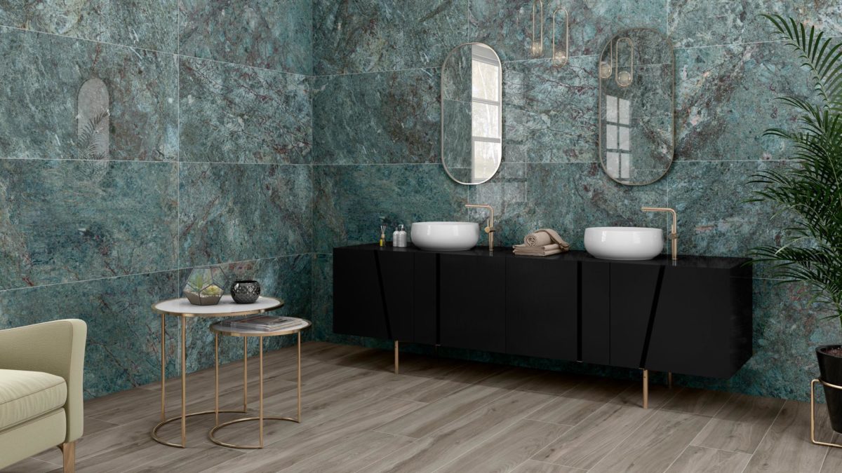 Smeraldo LUX KIONIA AZZURRO GLOSSY 24"X48" - Image 5