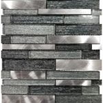 PANDORA SILVER/NERO/CHROME BRUSH 12"X12"