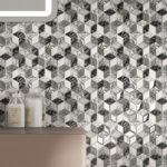 FONDA WHITE/GREY/GREY 12"X12"