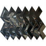DOMO 3D-C BLACK GLOSSY 5"X12"