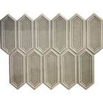 DUCT 3D GREY GLOSSY 4"X12"